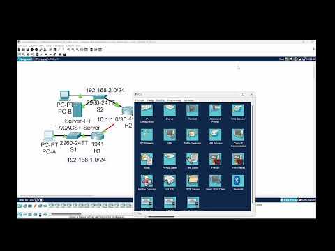 3.6.1.2 - Packet Tracer - Configure AAA Authentication on Cisco Routers   High Res Full