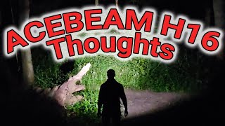 Acebeam H16 thoughts High CRI super light weight flashlight (Feat. HL16, H5, Mycro)