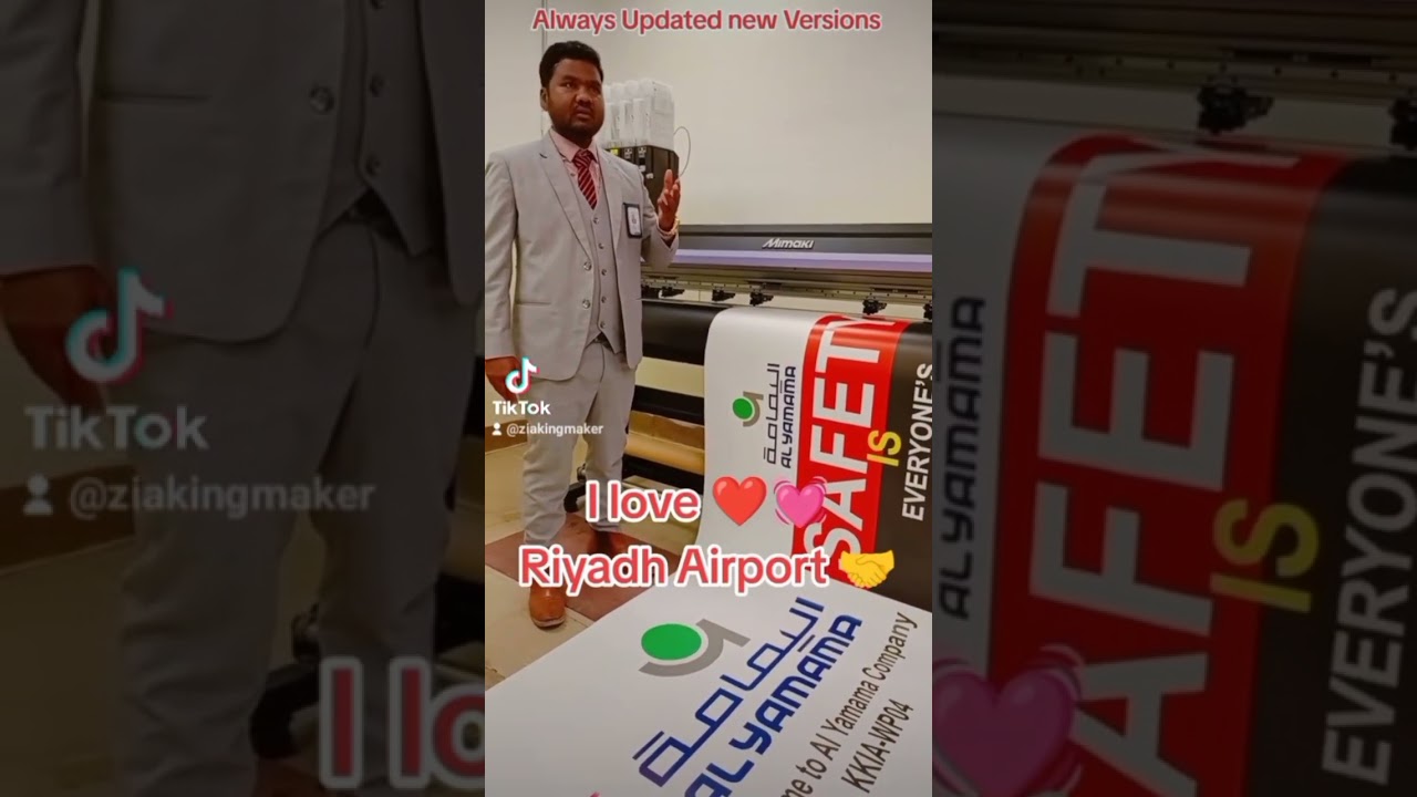 Flex Safety Sign Safety Posters at Al Yamama Company Saudi Arabia