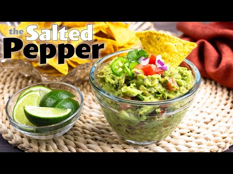 Simple Homemade Guacamole