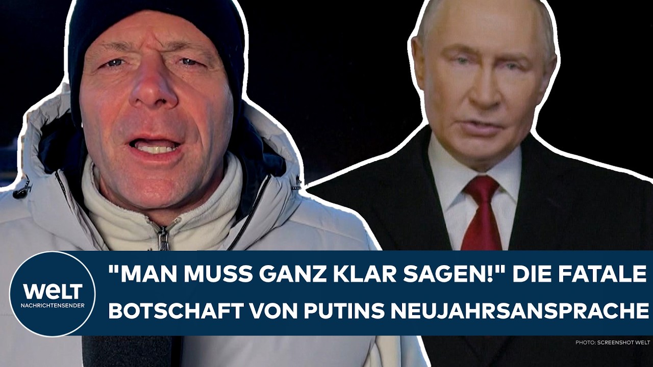UKRAINE-KRIEG: "Diesen Eindruck habe ich gewonnen!" Neujahrsrede? Die fatale Botschaft von Putin!