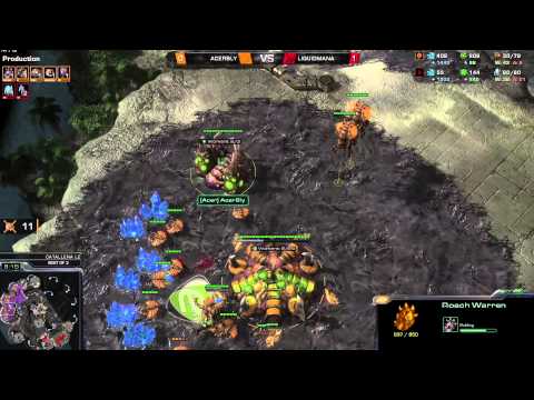 ZvP Mana vs Bly - g2- Catalena 1080p Starcraft 2 Polski komentarz