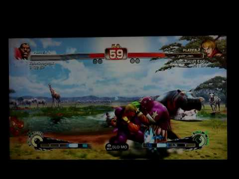 SSF4: XblackvegetaX (Balrog) vs a BiG BaLUT EGG (Ken) - Ranked Match