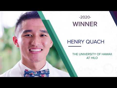 2020 NPCC WINNER - HENRY QUACH - THE UNIVERSITY OF HAWAII AT HILO