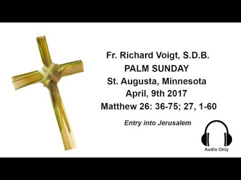 Fr. Richard Voigt, S.D.B. Sermon Palm Sunday 2017