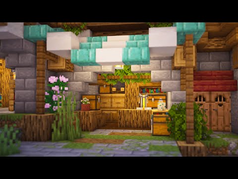 Minecraft Fantasy Builds - Minecraft | How to Decorate the Interior of a Store 1