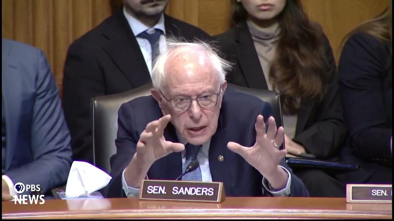 WATCH: Sen. Sanders asks Zeldin whether he considers climate change an urgent threat