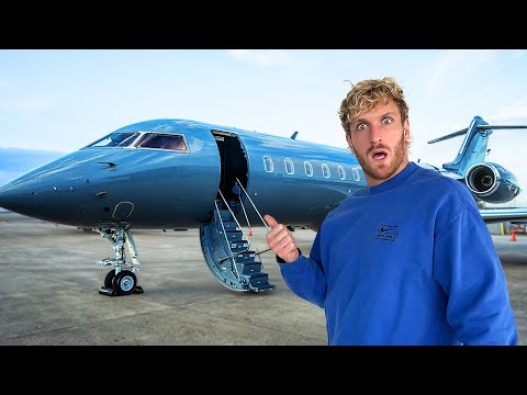 Inside My Brother's $45,000,000 Private Jet *FIRST RIDE*