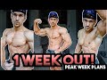 1 WEEK OUT! | PUSH WORKOUT | NATTY ROAD TO PRO EP 16