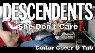 Descendents - She Don&#39;t Care [Cool To Be You #3] (Guitar Cover / Guitar-Bass Tab)