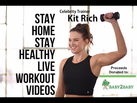 DAY 9- REV IT UP! HIIT/TABATA FUSION w/ Celebrity Trainer Kit Rich- STAY HOME STAY HEALTHY- 45 min