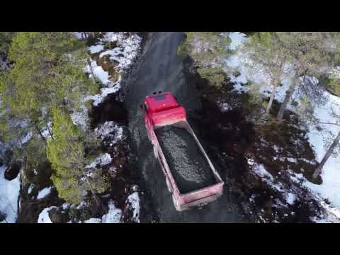 Veien til Barstadvatnet februar 2023