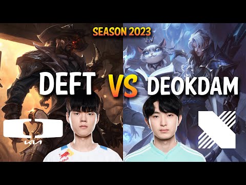 DK Deft vs DRX Deokdam - LUCIAN vs APHELIOS ADC - KR Ranked