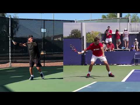 Stan side by side Forehand Swing