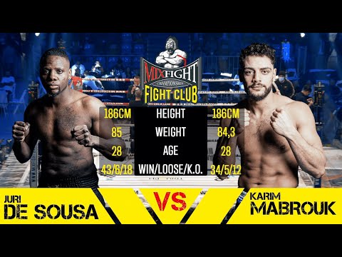 Juri de Sousa Vs. Karim Mabrouk - MFC K1 Full Fight | December 2021