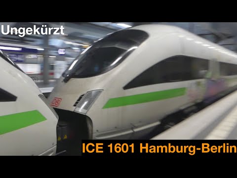 Ungekürzt über die Rasestrecke: Mitfahrt im ICE 1601 von Hamburg nach Berlin-Spandau
