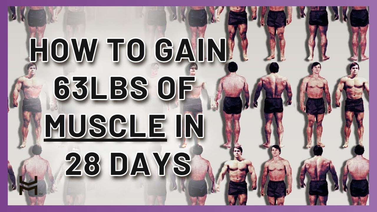 PFM 35 How To Gain 63lbs Of Muscle in ONE MONTH
