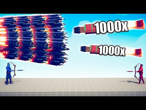 1000x OVERPOWERED FIREWORK ARCHER vs EVERY GOD - TABS | Totally Accurate Battle Simulator 2023