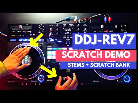 Scratch Demo on the DDJ-REV7 (Stems + Scratch Bank ) MUST WATCH!!