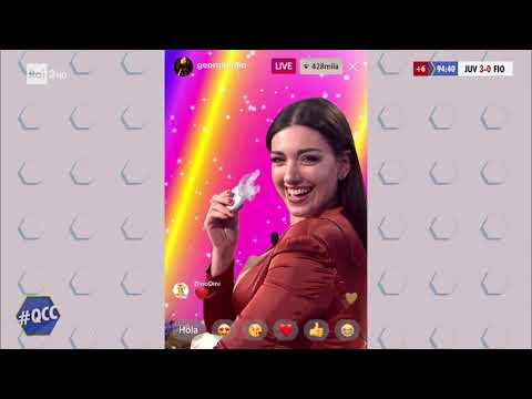 Juventus - Fiorentina con Georgina Rodriguez - Quelli che il calcio 02/02/2020