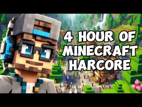 EPIC 4-Hour Minecraft Hardcore Challenge!