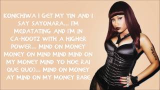 Nicki minaj - Mind On My money Verse Lyrics Video