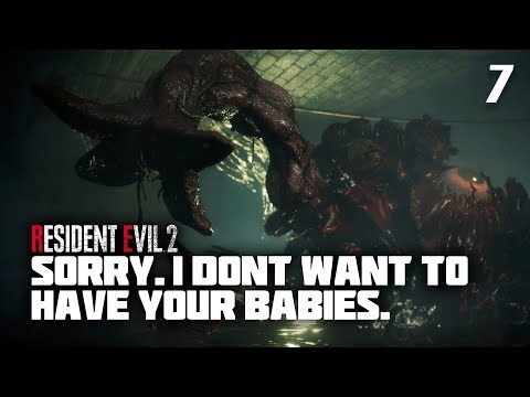 Resident Evil 2 REMAKE  WALKTHROUGH GAMEPLAY Part 7 - "THIS IS  WHY I DO NOT LIKE SEWERS"