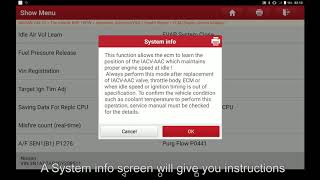 X-431 | Nissan Sentra: Idle Air Vol Learn | LAUNCH