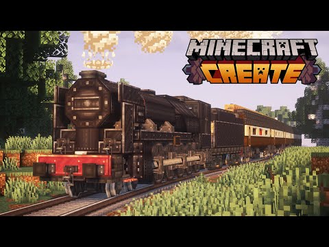 Making a Create Mod BRITISH RAILWAYS 9F Train! 🚂 | Train Tutorial