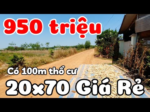 Bán nhà đất 20x70 có thổ cư giá rẻ 950 triệu gần Chợ Long Vĩnh xã Long Chữ Tây Ninh cách TPHCM 75km