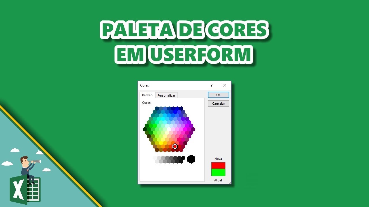 Paleta de cores em userform [Macro #9]