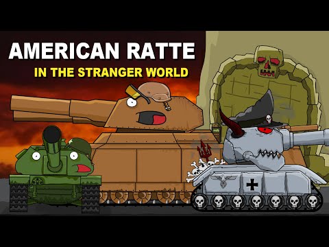 American Ratte in a very strange world - Cartoons about tanks