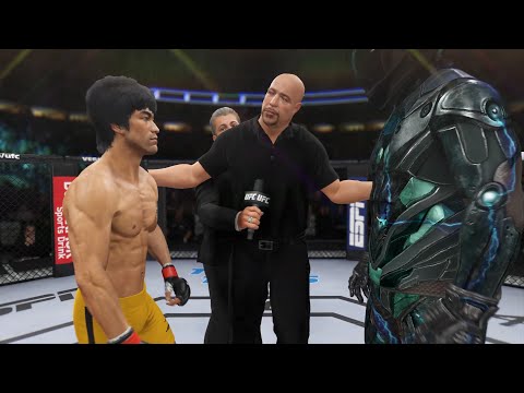 Bruce Lee vs. Galaxy Rider - EA Sports UFC 4 - Epic Fight 🔥🐲