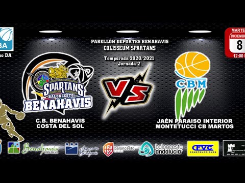 T20/21 EBA DA J2 CB BENAHAVIS COSTA DEL SOL VS JAEN PARAISO INTERIOR MONTETUCCI CB MARTOS