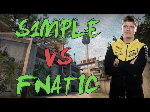 CSGO: POV Na'Vi s1mple vs fnatic (24/12) overpass @ SL i-League StarSeries 3 Finals