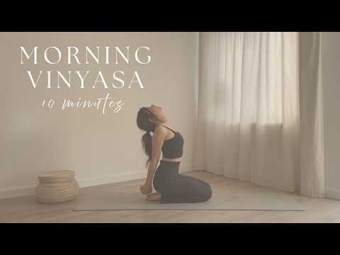 Morning Yoga Flow | 10 Min Vinyasa to Wake Up and Energize