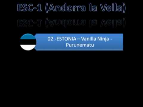 [ESC-01] 02-ESTONIA - Vanilla Ninja - Purunematu