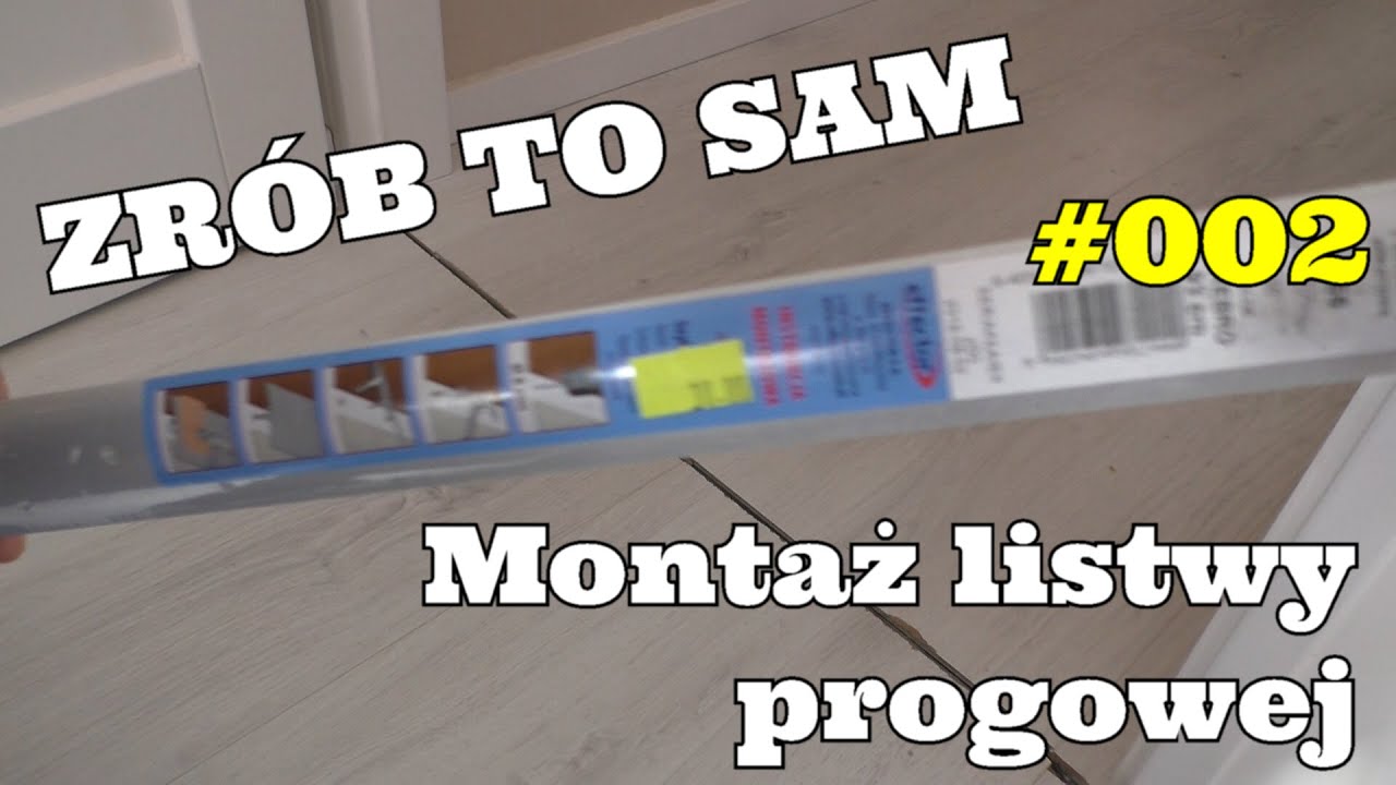 Montaż listwy progowej w przejściu