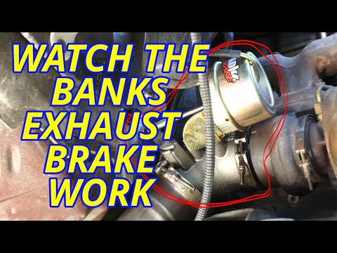 BANKS EXHAUST BRAKE WORKING ON 5.9 CUMMINS DIESEL