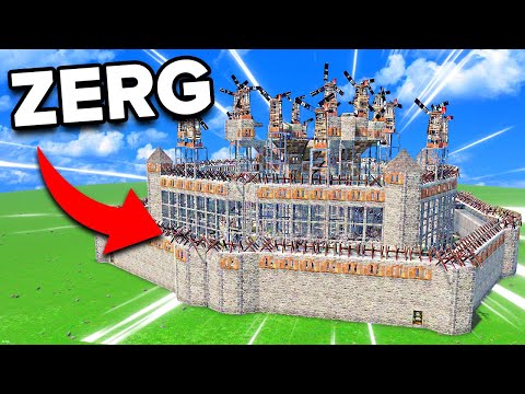 They raided my fish farm so I zerged them - Rust Zerg