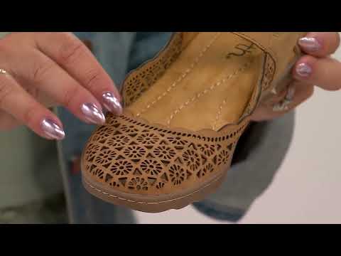 Earth Leather Mary-Janes - Lady on QVC