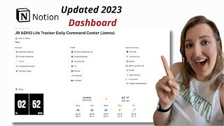2023 Summer ADHD Notion Dashboard Update (All about Buttons)