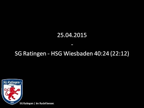 Videobericht: SG Ratingen - HSG Wiesbaden 40:24 (22:12)
