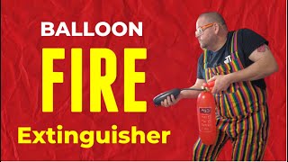 Make a balloon fire extinguisher