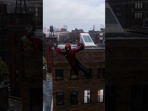 Classic Spider-Man Swinging Through New York City