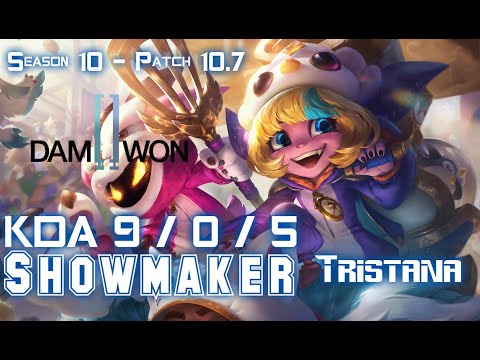 DWG Showmaker TRISTANA vs ZOE Mid - Patch 10.7 KR Ranked