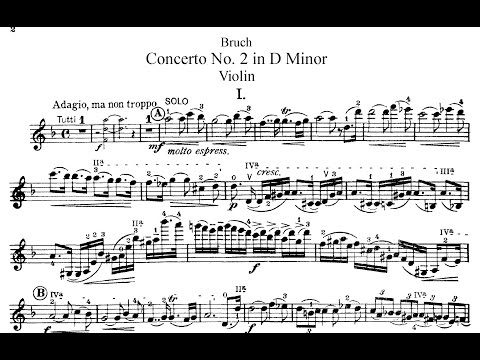 MAX BRUCH - Violin Concerto No. 2 in D minor, Op. 44 - Rudolf Koelman