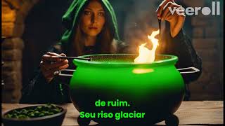 A bruxa malvada da floresta magica.