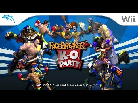 FaceBreaker K.O. Party | Dolphin Emulator 5.0-10648 [1080p HD] | Nintendo Wii