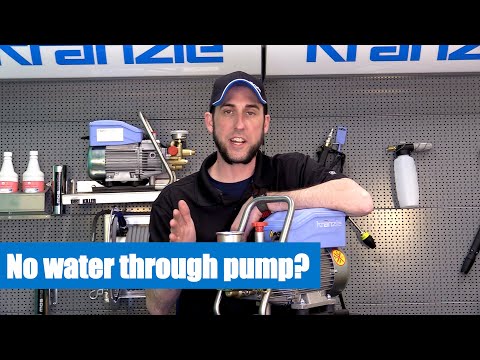 No water through pump ? Cause and solutions | Kranzle USA Pressure Washer Perfection